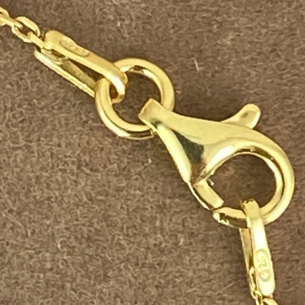 New Sea Shells by the sea shore, Anklets made in Italy 22K Gold Plated vermeil - Picture 8 of 8